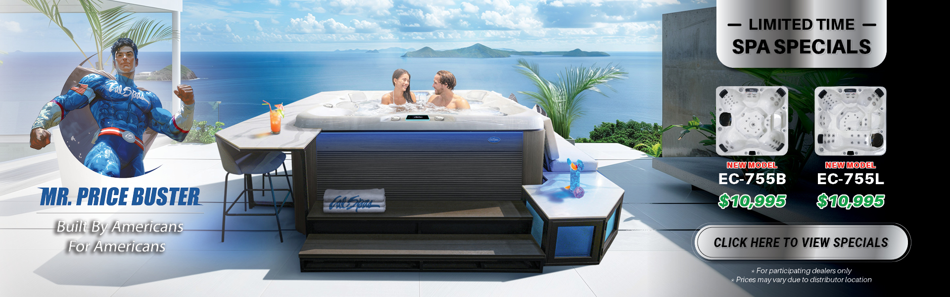Calspas hot tub being used in a family setting - San Ramon